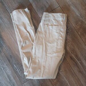 Bongo Khaki Skinny Jeans Stretch Jeggings Size 13 Zip Up